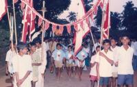 Arrival and Shobha Yatra of Jagadguru Shankaracharya - Shri Bharati Tirth Mahaswamigal of Shringeri (26 Feb 1997)